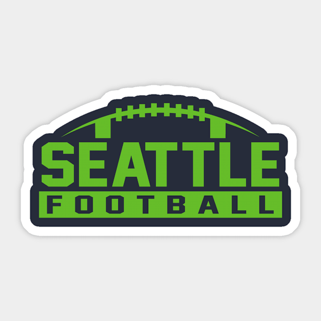 Seattle Football Sticker by CasualGraphic